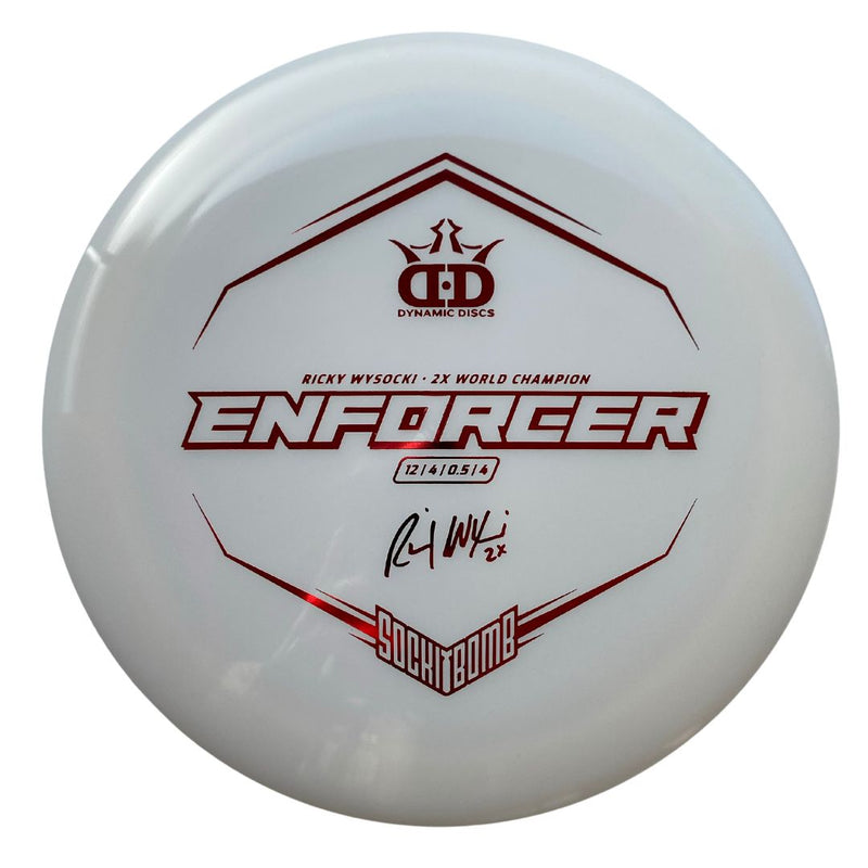 Dynamic Discs Enforcer - Lucid-X Plastic - Sockibomb Stamp