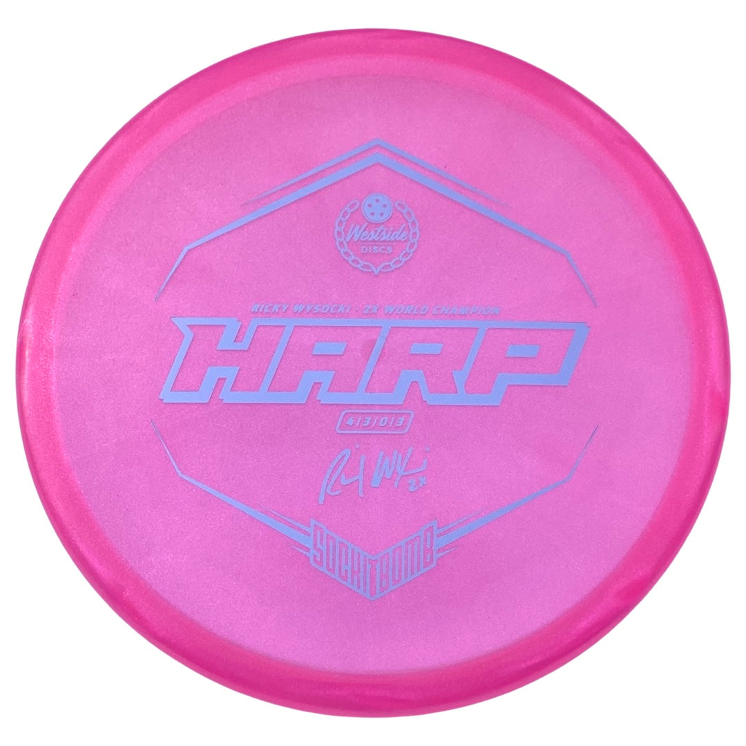 Westside Discs Harp - VIP Ice Glimmer Plastic - Sockibomb Stamp