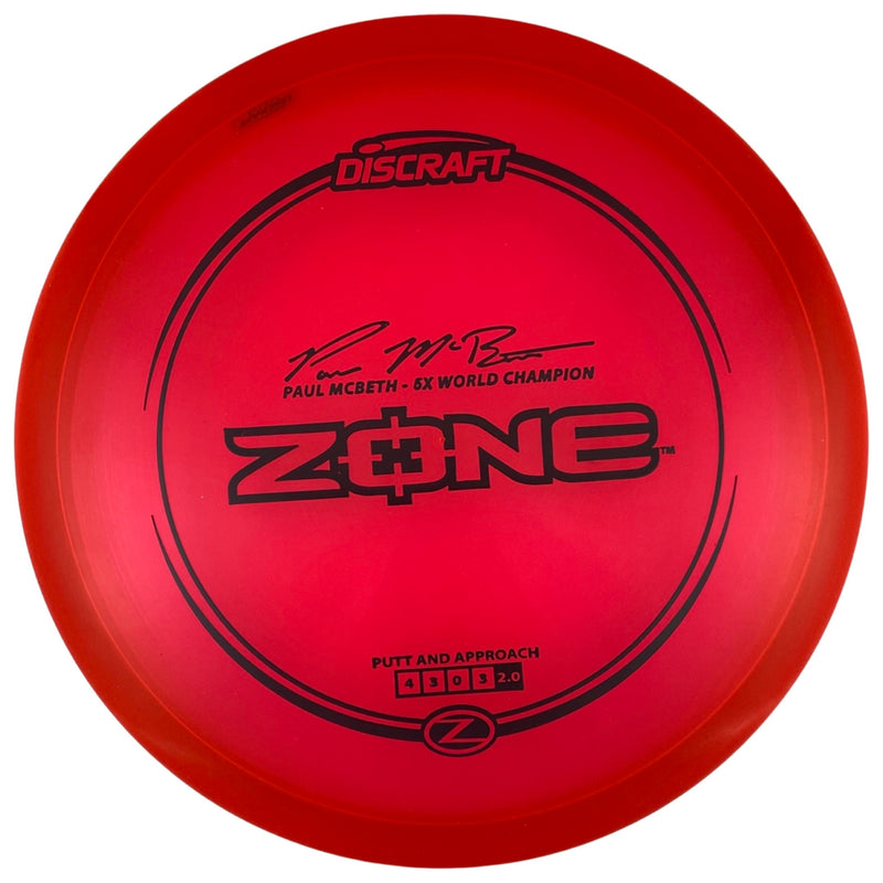 Discraft Zone - Z Paul McBeth Signiture