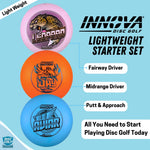 DGW Starter Bag Innova Disc Golf Set Juniors and Ladies