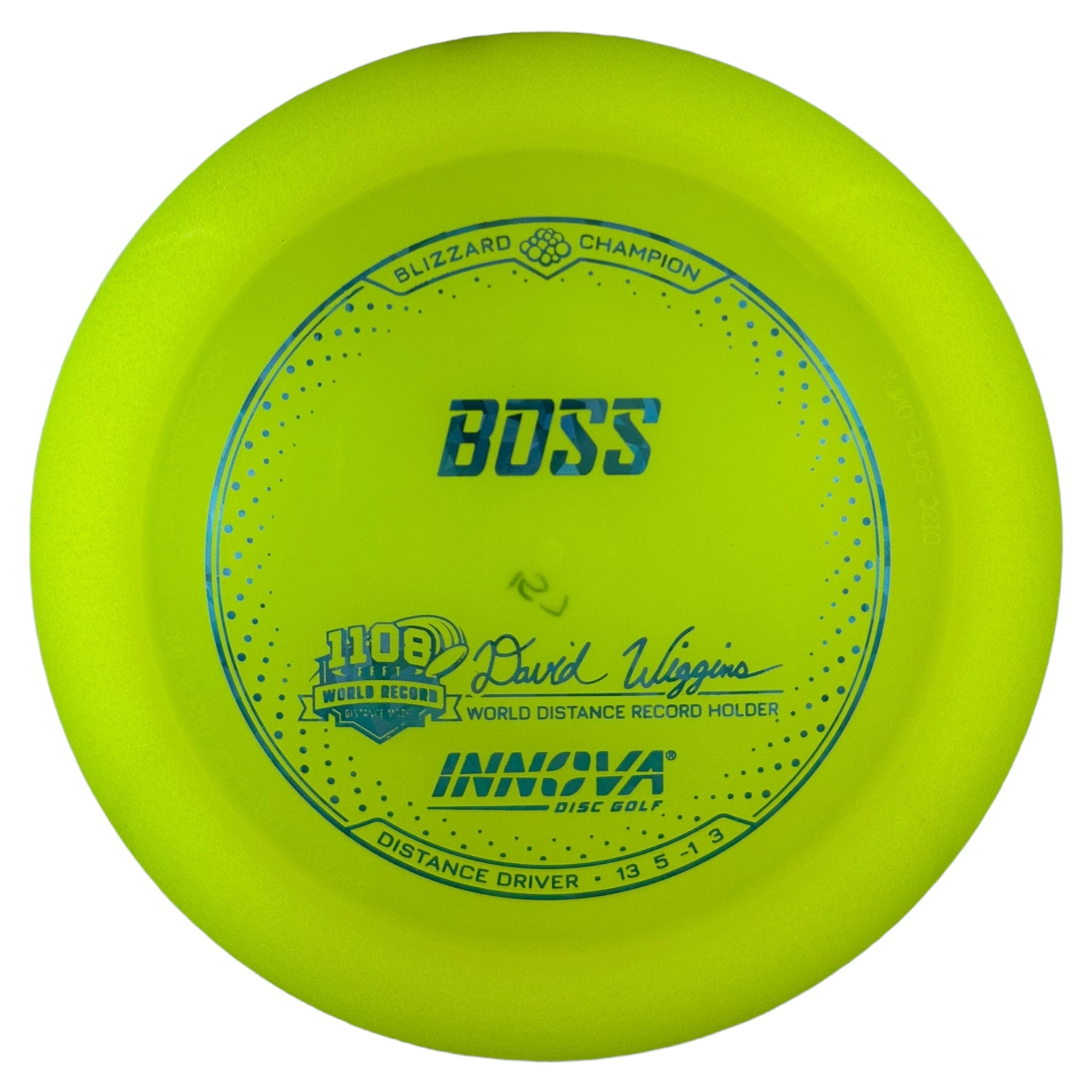Innova Boss - Blizzard Champion Plastic – Disc Golf Warehouse