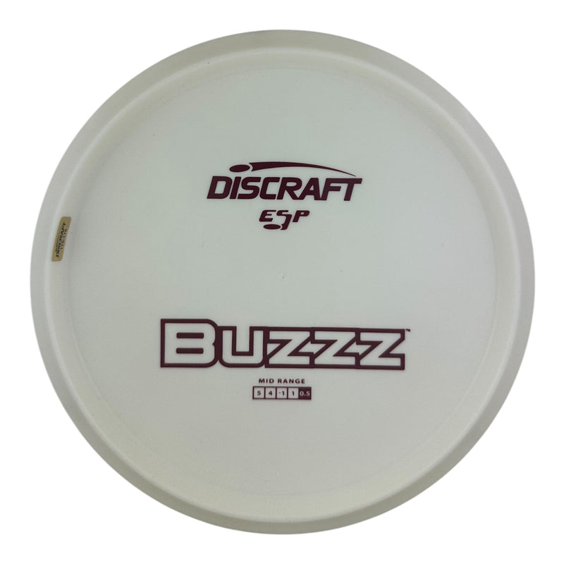 Discraft Buzzz - ESP Plastic - Pure White Bottom Stamp