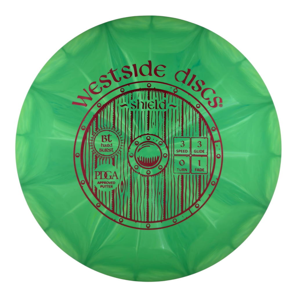 Westside Discs Shield - Bt Hard Burst Plastic – Disc Golf Warehouse
