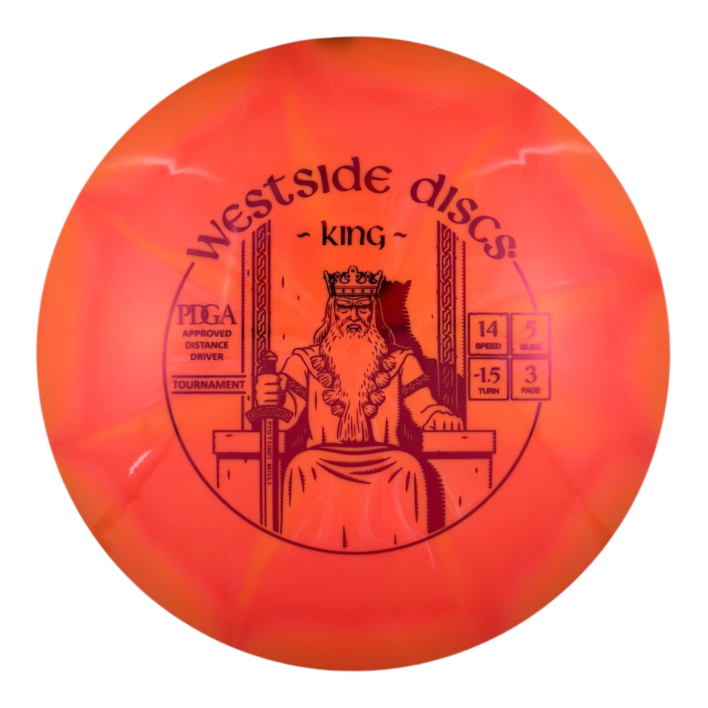 Westside Discs King - Tournament Burst Plastic – Disc Golf Warehouse