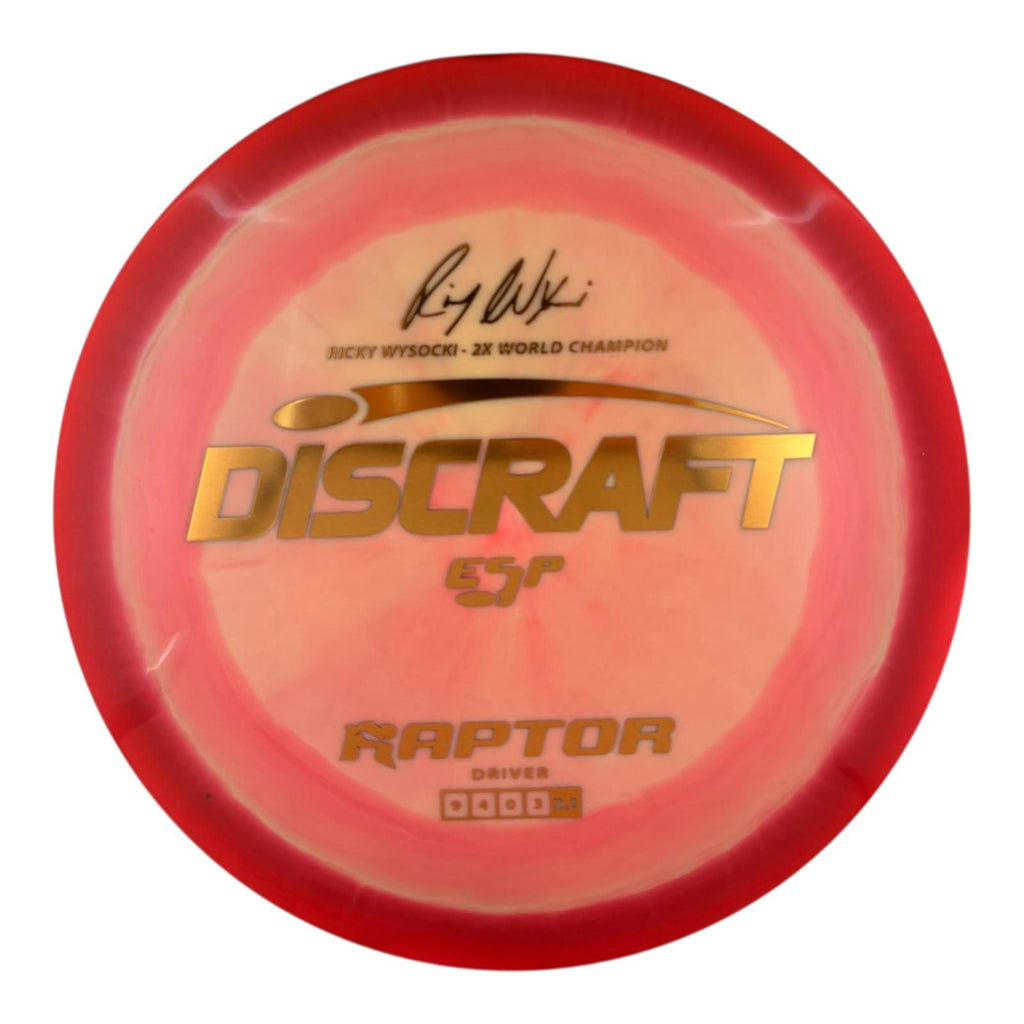 Discraft Raptor - ESP Plastic - Ricky Wysocki Signature – Disc Golf ...