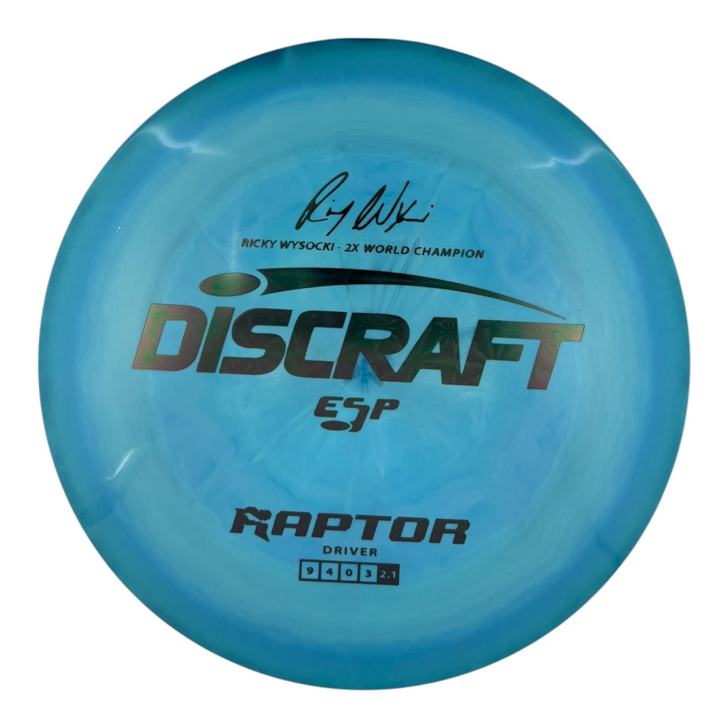 Discraft Raptor - ESP Plastic - Ricky Wysocki Signature – Disc Golf ...
