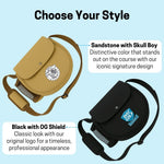 DGW Starter Bag colour options — Black with OG Shield and Sandstone with Skull Boy