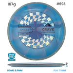 Disc Golf Warehouse Axiom Crave - Cosmic Neutron Plastic Blurple/Silver, Black 167g