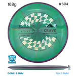 Disc Golf Warehouse Axiom Crave - Cosmic Neutron Plastic Green/Silver, Black 168g