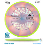 Disc Golf Warehouse Axiom Crave - Cosmic Neutron Plastic Pink Swirl/Silver, Black 162g