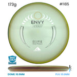Disc Golf Warehouse Axiom Envy - Eclipse Glow Plastic Glow/Yellow Swirl Rim/Silver 173g