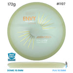 Disc Golf Warehouse Axiom Envy - Total Eclipse Glow Plastic Blue/White Glow Rim/Black, Gold 172g