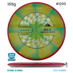 Disc Golf Warehouse Axiom Hex - Cosmic Neutron Plastic Yellow/Black, Silver 169g