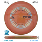 Disc Golf Warehouse Axiom Pitch - Neutron Soft Plastic Orange/Black, Rainbow Holo 163g