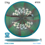 Disc Golf Warehouse Axiom Rhythm - Cosmic Neutron Plastic Green/Silver, Black 174g
