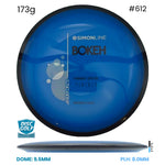 Disc Golf Warehouse Axiom Simon Line Bokeh - Neutron Plastic Blue/Black, Silver 173g