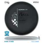 Disc Golf Warehouse Axiom Simon Line Pixel - Electron Firm Plastic Black/White 174g
