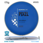 Disc Golf Warehouse Axiom Simon Line Pixel - Electron Firm Plastic Blue/White 175g