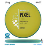 Disc Golf Warehouse Axiom Simon Line Pixel - Electron Firm Plastic Yellow/White 174g