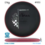 Disc Golf Warehouse Axiom Simon Line Pixel - Electron Plastic Purple/Black, White 174g
