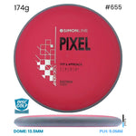 Disc Golf Warehouse Axiom Simon Line Pixel - Electron Plastic Red/White 174g
