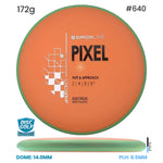 Disc Golf Warehouse Axiom Simon Line Pixel - Electron Soft Plastic Orange/Black, White 172g