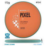 Disc Golf Warehouse Axiom Simon Line Pixel - Electron Soft Plastic Orange/Black, White 172g