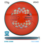 Disc Golf Warehouse Axiom Tempo - Neutron Soft Plastic Orange/Black, Silver, Gold 175g