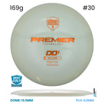 Disc Golf Warehouse Discmania DD1 - Premier Q-Line Plastic White/Gold Stamp/Gold 169g