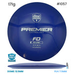Disc Golf Warehouse Discmania FD - Premier Q-line Plastic Blue/Silver 171g