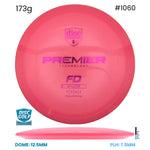 Disc Golf Warehouse Discmania FD - Premier Q-line Plastic Pink/Purple Metallic 173g