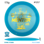 Disc Golf Warehouse Discmania Mentor - Active Premium Plastic Blue/Gold 173g