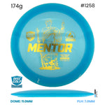 Disc Golf Warehouse Discmania Mentor - Active Premium Plastic Blue/Gold 174g
