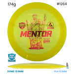 Disc Golf Warehouse Discmania Mentor - Active Premium Plastic Yellow/Red Metallic 174g