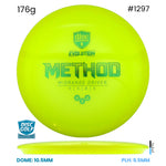 Disc Golf Warehouse Discmania Method - Neo Plastic Yellow/Green Metallic 176g
