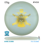 Disc Golf Warehouse Discmania Sensei - Active Premium Glow Plastic - Undead Samurai 2 Glow/Gold 175g
