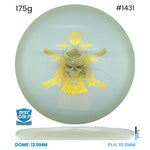 Disc Golf Warehouse Discmania Sensei - Active Premium Glow Plastic - Undead Samurai 2 Glow/Gold 175g