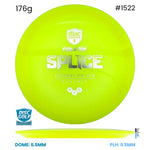Disc Golf Warehouse Discmania Splice - Neo Plastic Yellow/Silver 176g