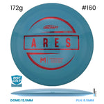 Disc Golf Warehouse Discraft Ares - Paul McBeth ESP Plastic - First Run Blue/Red Metallic 172g