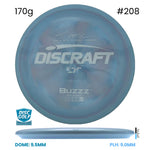Disc Golf Warehouse Discraft Buzzz - ESP Plastic - Paul McBeth Signature Blue/Silver 170g