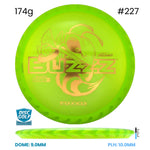 Disc Golf Warehouse Discraft Buzzz - FuZed Z Plastic (Buzzz Saw) Yellow/#227/Gold 174g