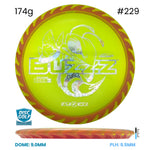 Disc Golf Warehouse Discraft Buzzz - FuZed Z Plastic (Buzzz Saw) Yellow/#229/Silver, Red Metallic 174g