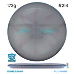 Disc Golf Warehouse Discraft Buzzz - Titanium Plastic Gray/#214/Green Metallic 172g