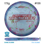 Disc Golf Warehouse Discraft Captains Caliber - Z Jawbreaker Plastic - Seppo Paju Signature Blue/#136/Red Metallic 173g