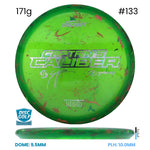 Disc Golf Warehouse Discraft Captains Caliber - Z Jawbreaker Plastic - Seppo Paju Signature Green/Silver 171g