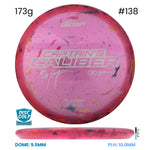 Disc Golf Warehouse Discraft Captains Caliber - Z Jawbreaker Plastic - Seppo Paju Signature Pink/#138/Silver 173g