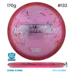 Disc Golf Warehouse Discraft Captains Caliber - Z Jawbreaker Plastic - Seppo Paju Signature Pink/Silver 170g