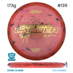 Disc Golf Warehouse Discraft Captains Caliber - Z Jawbreaker Plastic - Seppo Paju Signature Red/#139/Gold 173g