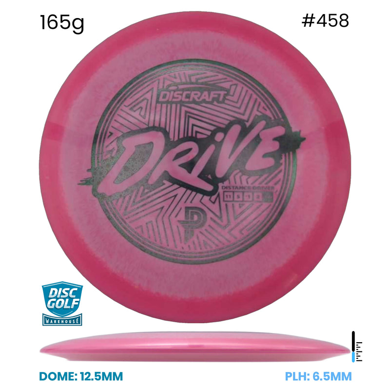 Disc Golf Warehouse Discraft Drive - Paige Pierce ESP Plastic Pink/Black 165g