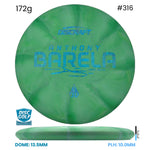Disc Golf Warehouse Discraft Focus - CT Swirl Plastic - Anthony Barela Signature Green/#316/Blue Metallic 172g